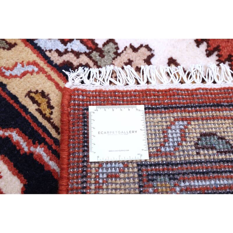 ECARPETGALLERY Hand-knotted Serapi Heritage Dark Copper Wool Rug - 9'0 x 12'4