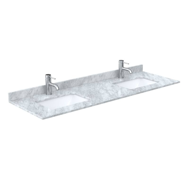 Wyndham Collection WCF1111-66D-NAT-MXX Icon 66" Free Standing Double