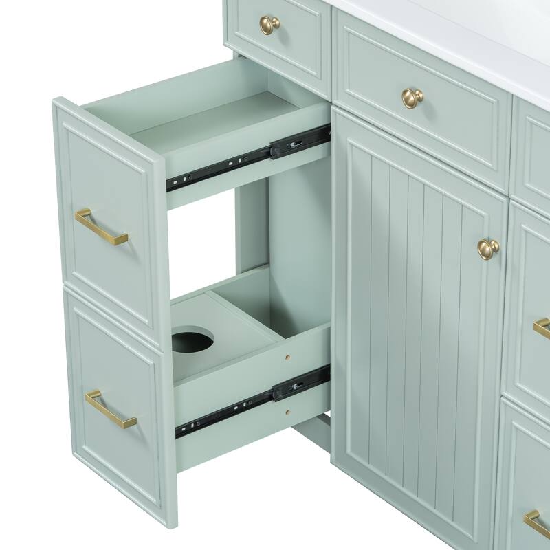 36" Bathroom Vanity with Ceramic Sink
