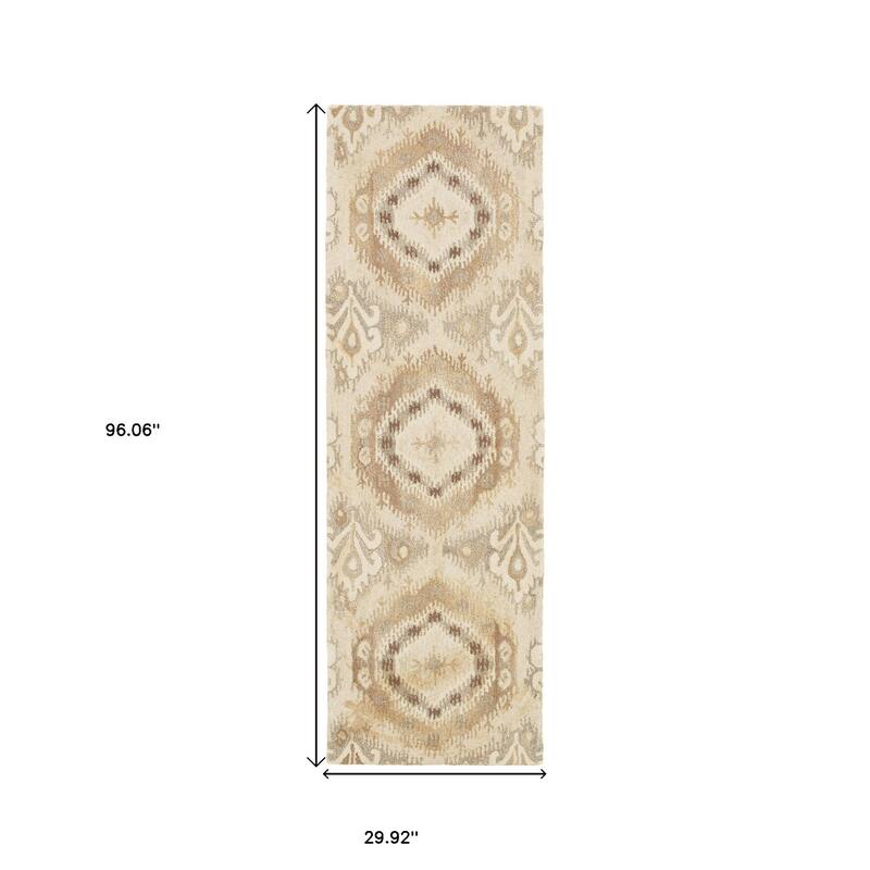 HomeRootsAbstract Scandinavian Rectangle Area Rug