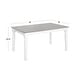 preview thumbnail 5 of 3, Simple Living Skipton Walnut/ White Rubberwood Rectangular Table - Walnut
