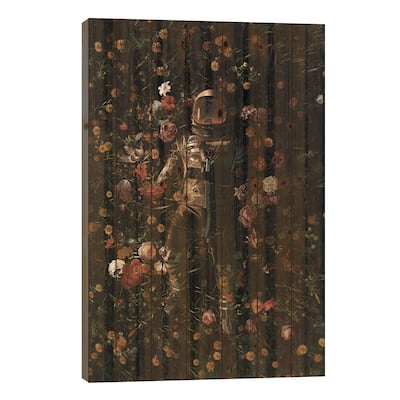 Garden Delights Print On Wood by Nicebleed - Multi-Color