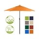 preview thumbnail 4 of 4, Astella 9' Rd Outdoor Patio Umbrella, Crank Open Push Button Tilt with built in Wind Vent