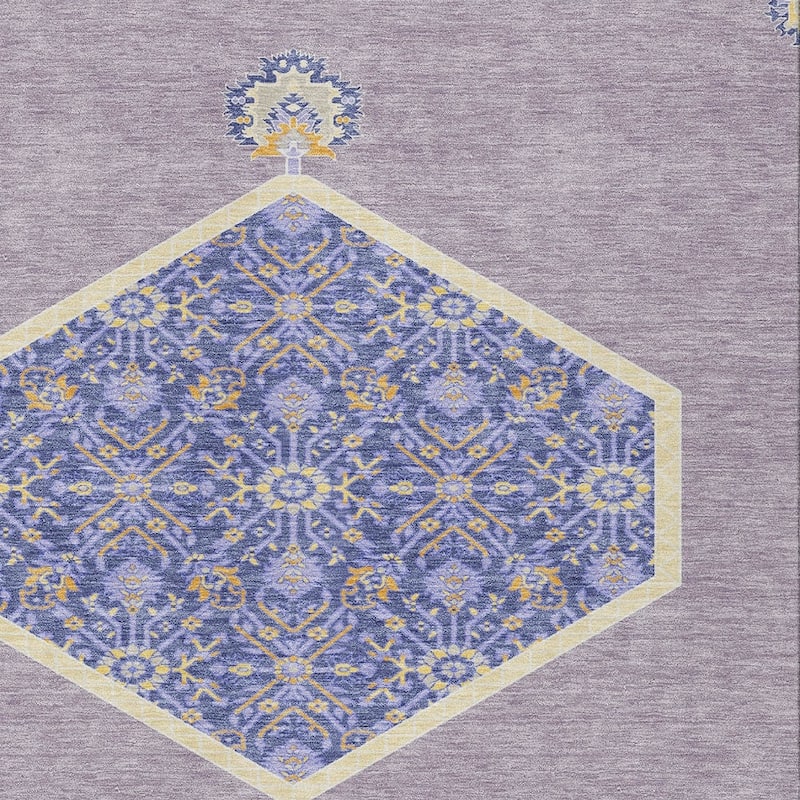 HomeRoots Oriental Traditional Rectangle Outdoor Rug