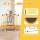 preview thumbnail 8 of 23, 55-inch Trampoline for Kids Indoor & Outdoor Small Toddler Trampoline with Basketball Hoop