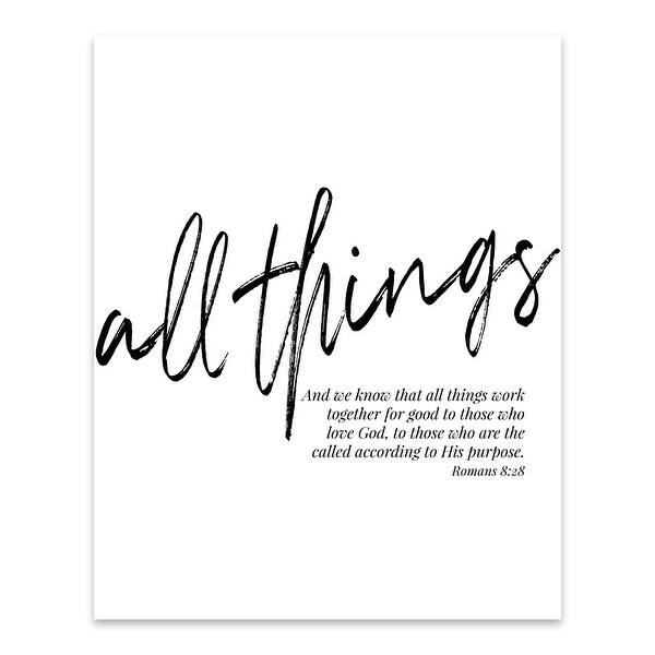 Shop Black Friday Deals On Bible Bible Verse Black And White Metal Wall Art Print Overstock 31465655