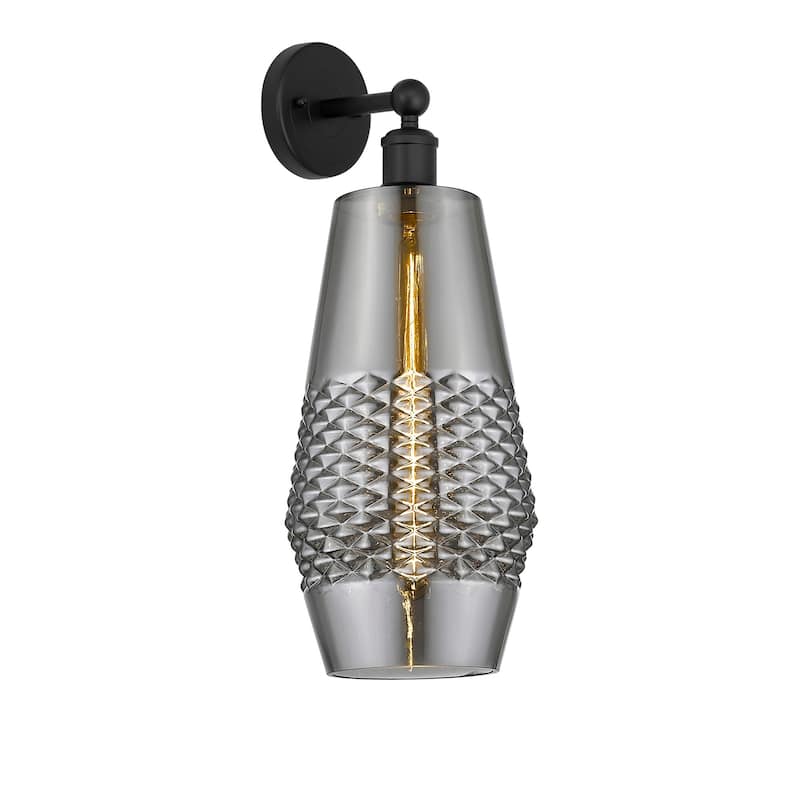 Innovations Lighting 616-1W-19-7 Windham Sconce Windham 19" Tall Wall