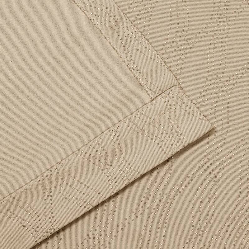 Superior Zuri Washable Room Darkening Curtains - Set of 2 Panels Window Drapes for Privacy, UV Sunlight Reduction