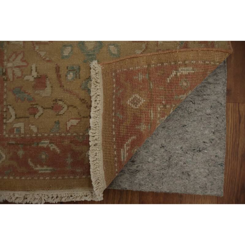 Hand Knotted Oriental 100% Wool Carpet Traditional All-Over Brown Ziegler Area Rug - 3' 10'' X 2' 0''