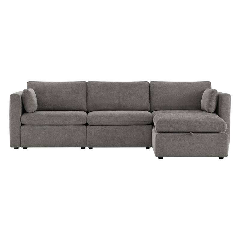 Celia Oversized Modular Sectional Fabric Sofa Set