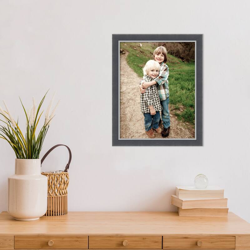 Eva Black Silver Thin Framed Picture Frame, Photo Frame