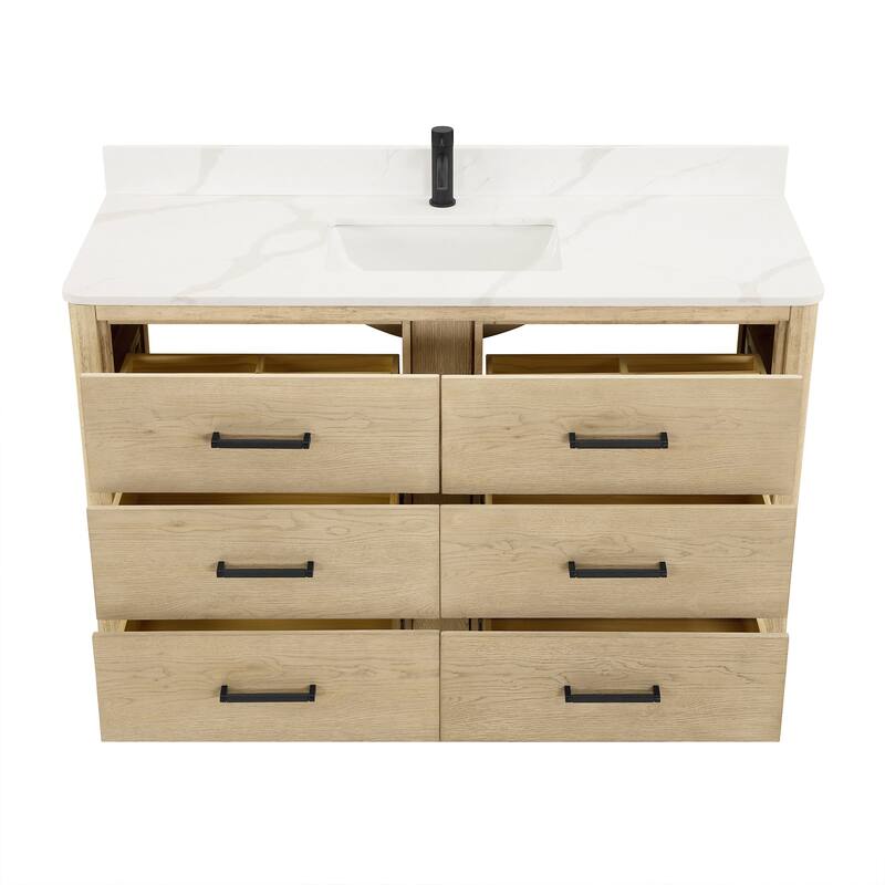 Miseno MV-NM-706555 Porto 54" Free Standing Single Basin Vanity Set