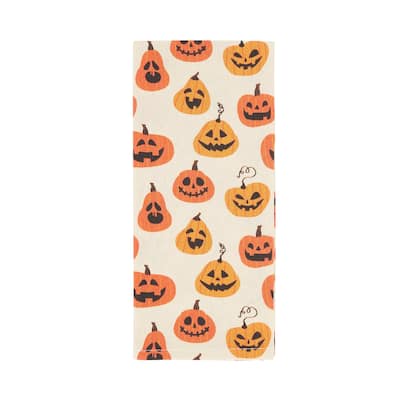 Spice of Fall Pumpkin Kitchen Towel (Set of 4) - 18"x28"