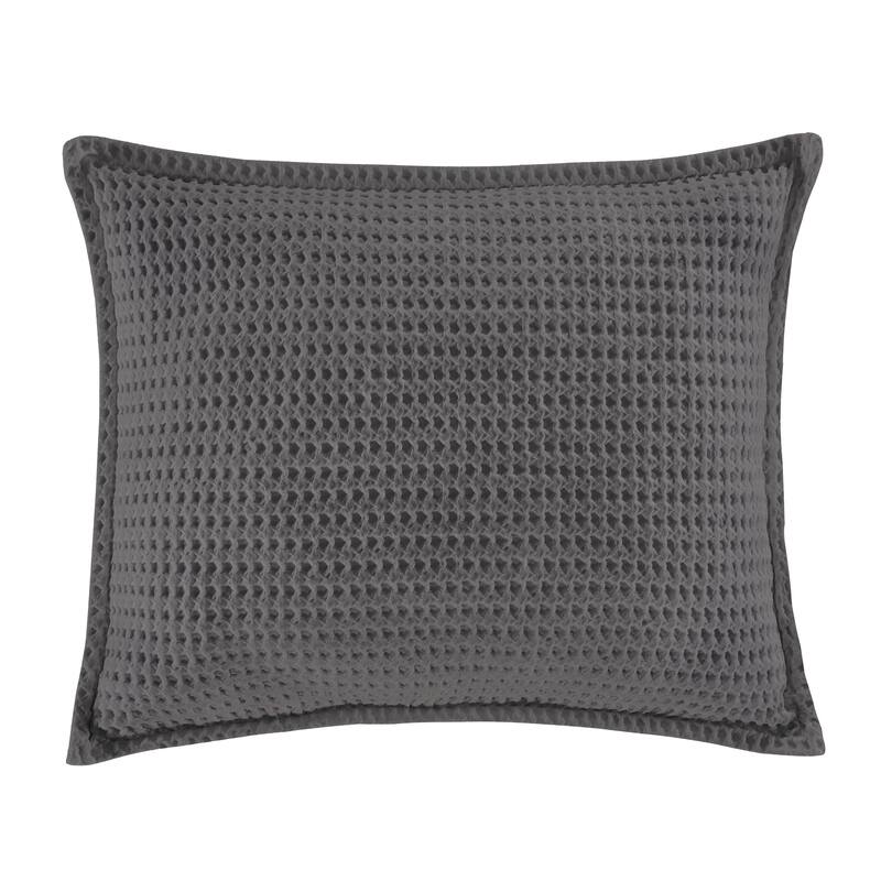 Pebble Beach Pillow Sham - King - Stone