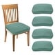 preview thumbnail 1 of 12, Chair Seat Covers, Chair Cushion Slipcovers, Waterproof Seat Protector for Dining Room, Kitchen - 4Pcs