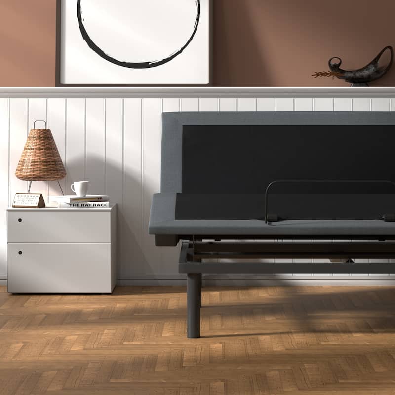 Adjustable Bed Base With Head and Foot Position Adjustments