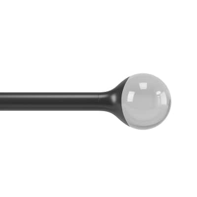 Umbra Orba Adjustable Curtain Rod 36"-72" Matte Black