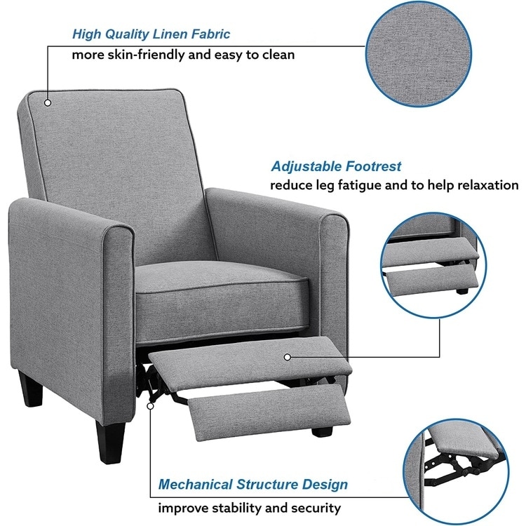 Olivia pushback recliner sales