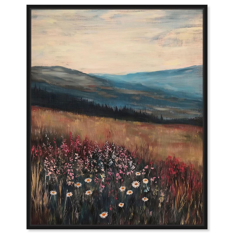 Gloaming Glade Canvas by Art Remedy - Black - 36" x 45"