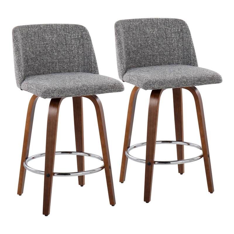 Carson Carrington Vallberga 26" Upholstered Counter Stool (Set of 2)