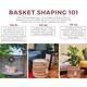 LR Home Montego Striped Natural Jute 17-inch Storage Basket - 17" x 17" x 17"