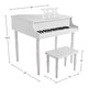 preview thumbnail 2 of 10, Hey Play Kids Piano - 30 Key Mini Grand Piano with Music Stand and Bench
