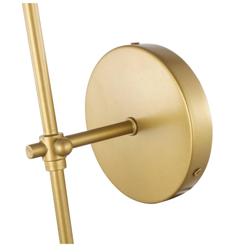 Elegant Lighting Mel 15" Wall Sconce with Linen Shade