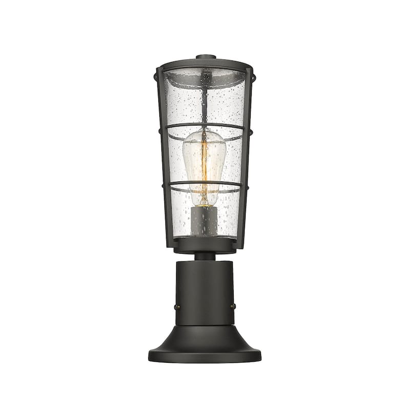 Z-Lite Helix 18" Tall Outdoor Pier Mount Post Light