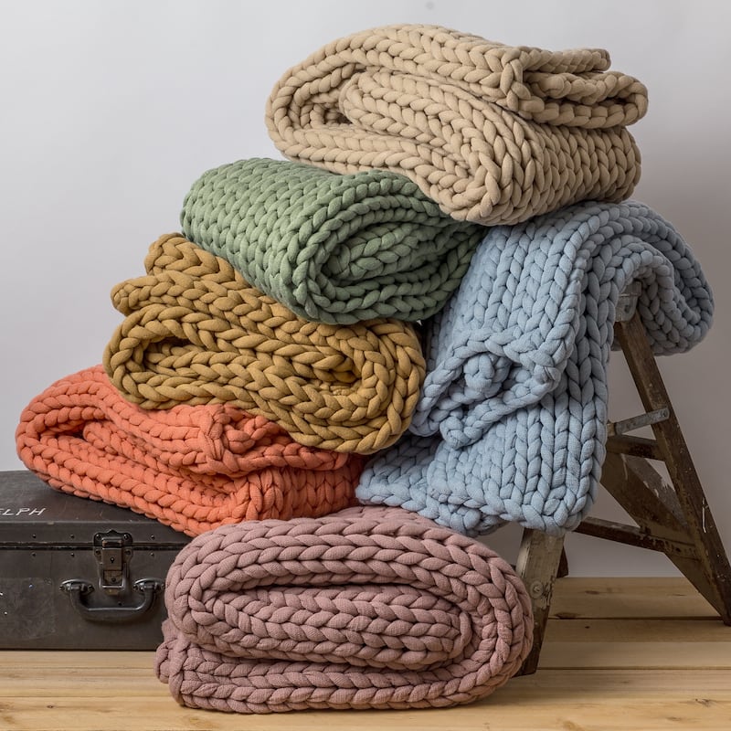 Donna Sharp Chunky Knit Throw