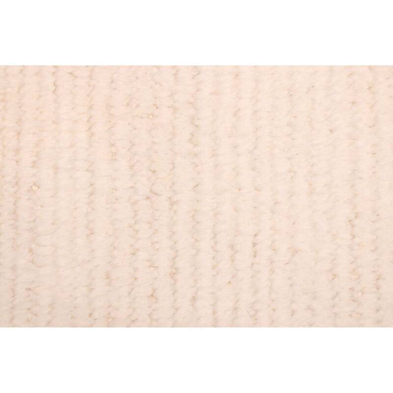 ECARPETGALLERY Hand-knotted Pak Finest Marrakesh Cream Wool Rug - 8'0 x 10'0