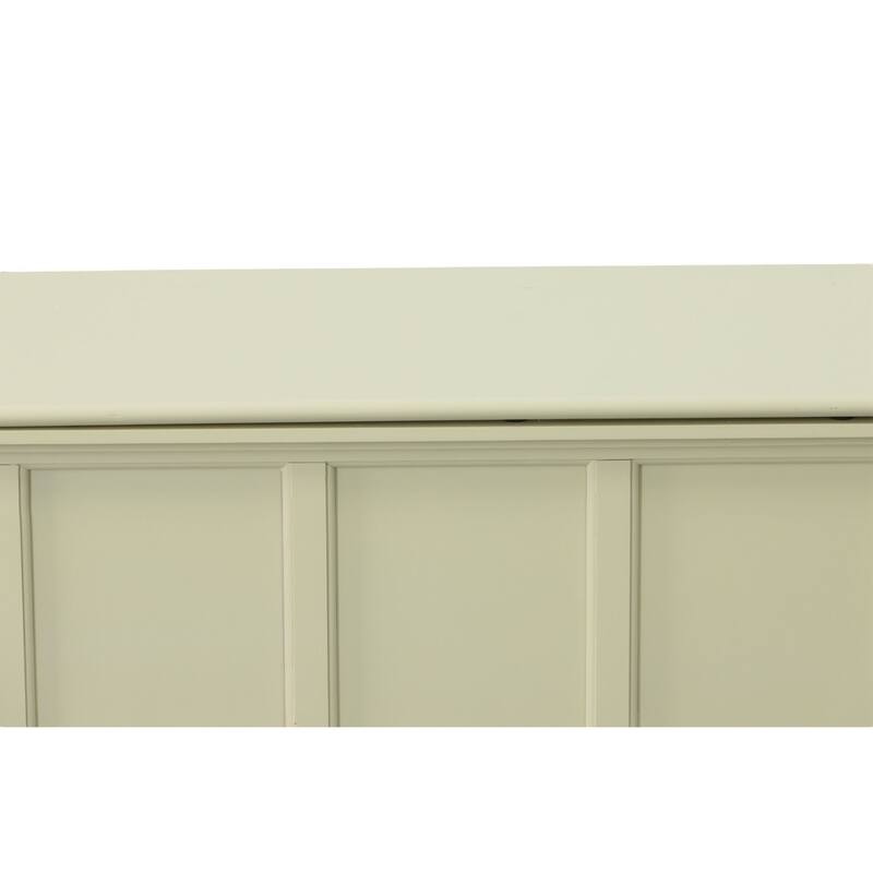 Rectangular Storage Chest - 39" - Antique Cream Finish