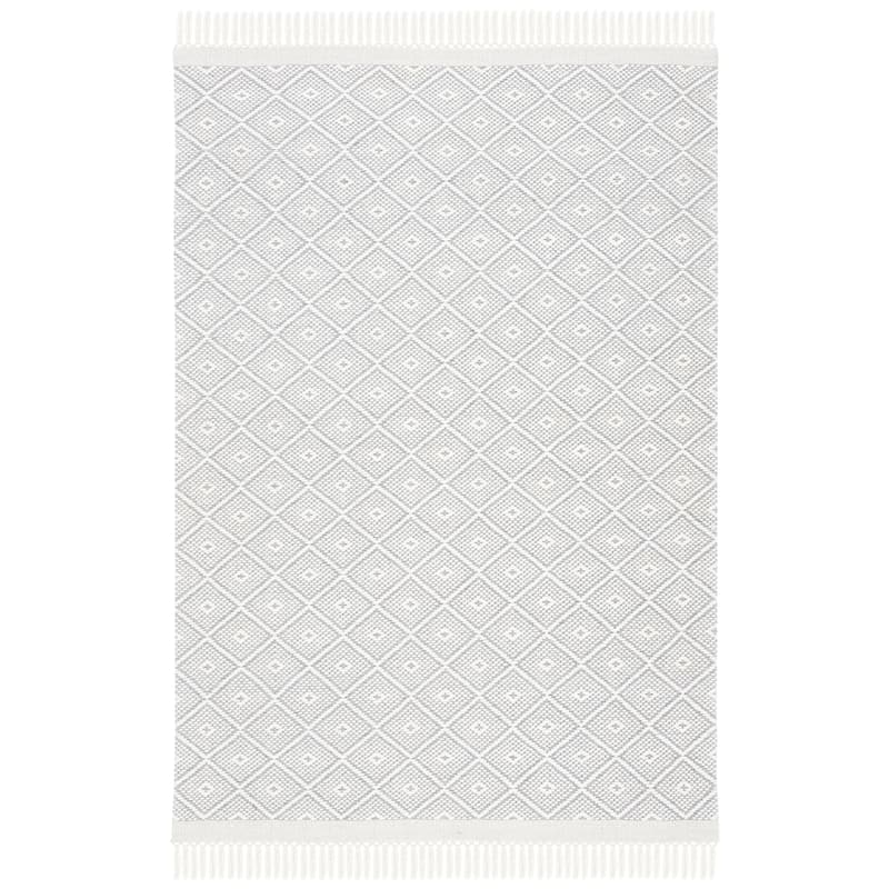 SAFAVIEH Handmade Vermont Deryn New Zealand Wool Rug - 6' Square - Ivory
