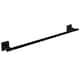 Option Matte Black-Square Post