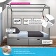 preview thumbnail 10 of 16, Max and Lily Twin House Bed with Storage Drawers