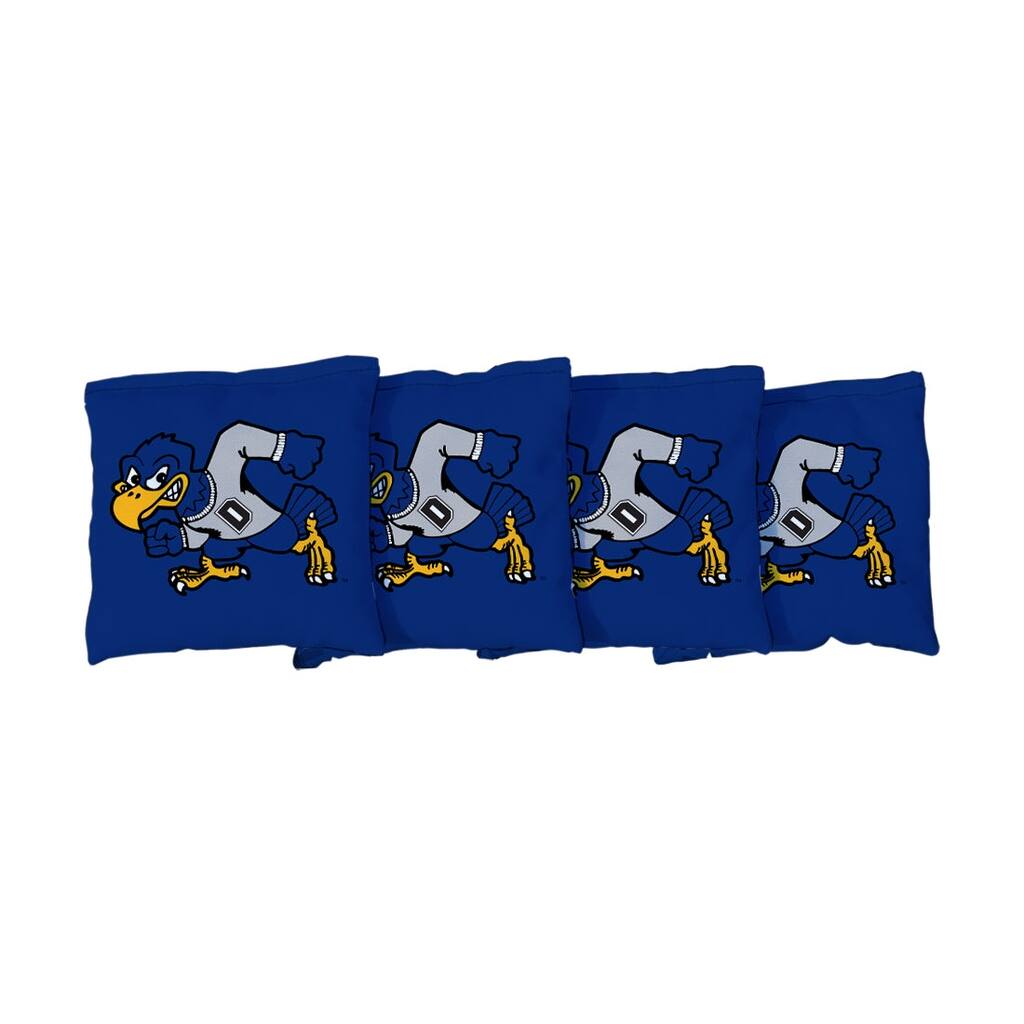 Dickinson State DSU Blue Hawks Blue Cornhole Bags