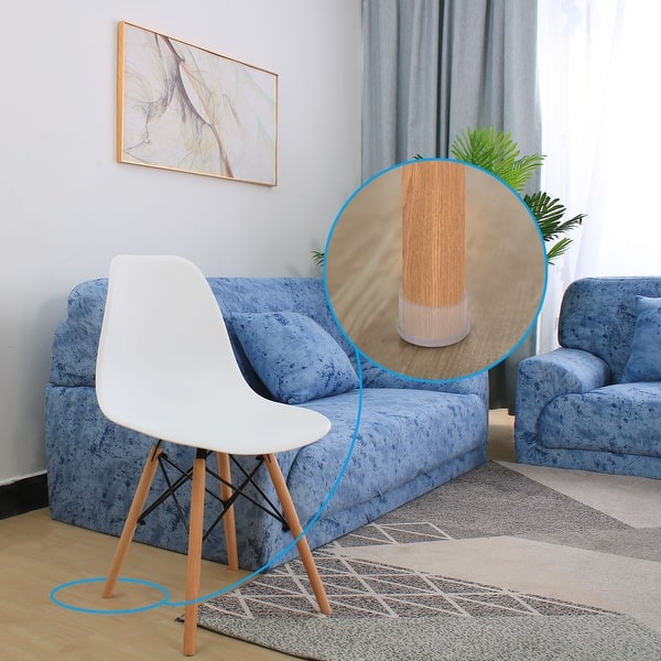 Shop Chair Leg Caps End Feet Furniture Floor Protector 12pcs 2 50mm Inner Dia Clear Overstock 28852804