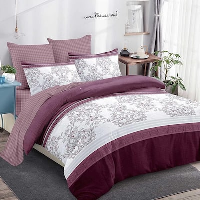 Shatex Bedding Comforters Sets All Season Cottage Style Floral Nature