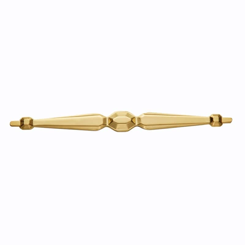 Utopia Alley Hanover Pull Handle-Polished Gold Drawer Drop Pull Handles, 6.3" Center to Center