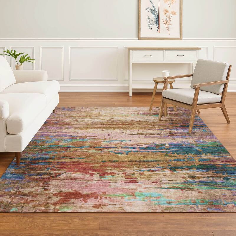 Premium Washable Super Soft Abstract Ombre Mayfield Rug