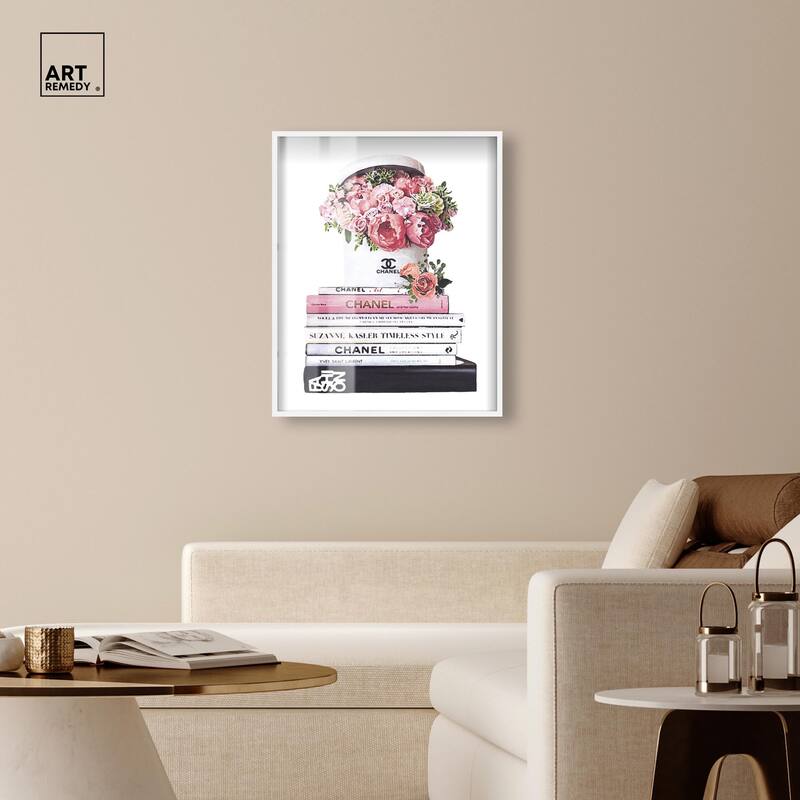 Doll Memories - Roses upon Books Shadowbox by Art Remedy