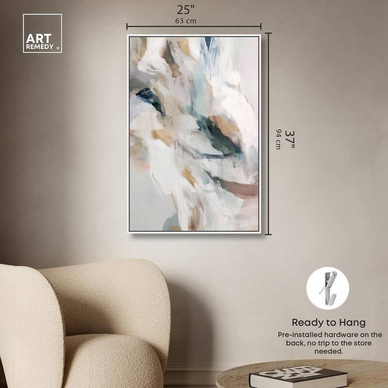 Whispering Colors II Canvas by Art Remedy
