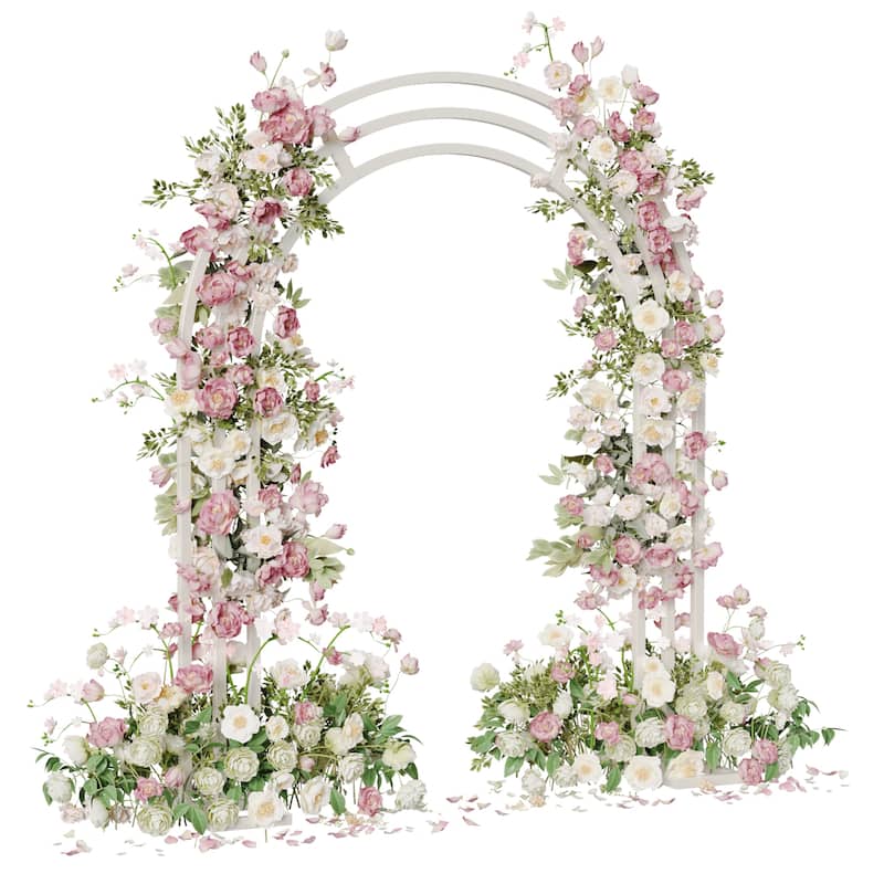 Metal Wedding Arch Backdrop Stand for Wedding, Bridal, Garden, Yard