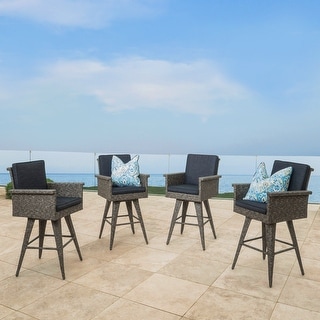 Puerta Wicker Barstool Christopher Knight Home