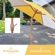 preview thumbnail 35 of 101, Autlaycil 7.5FT Solar Patio Umbrella with Base and Tilt,Crank