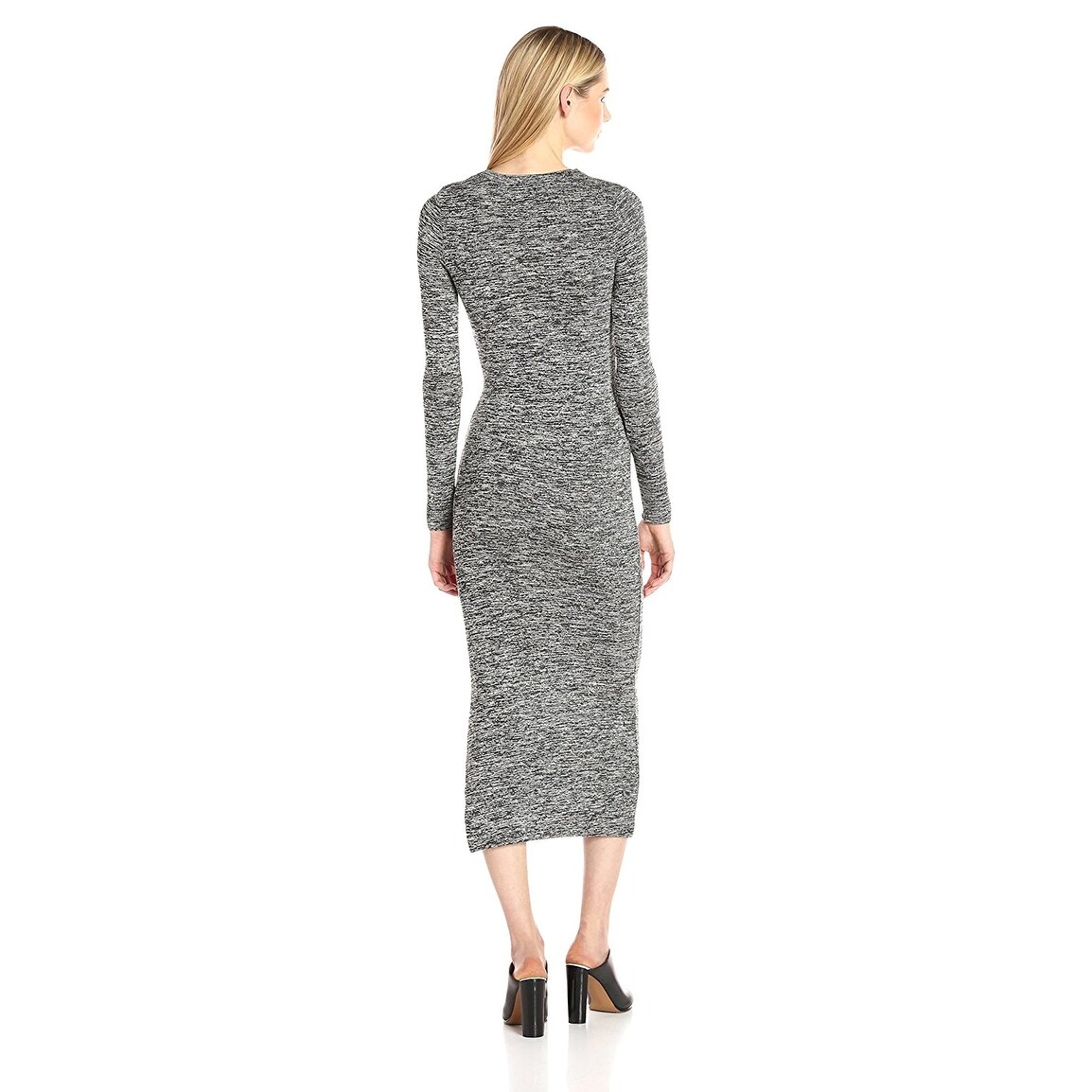 long sleeve sweater midi dress