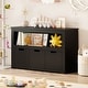 preview thumbnail 19 of 30, 3-Drawer Storage Cabinet with Slide-Out Drawers and Wheels for Multi-Functional Home Organizer - 40" x 13" x 24.5" (L x W x H)