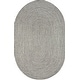 preview thumbnail 61 of 61, Livabliss Sharrah Indoor/ Outdoor Solid Braided Area Rug