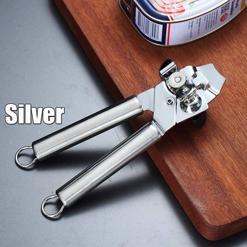 Heavy Duty Handheld Stainless Steel Can Opener - 8.66"W x 2.16"H