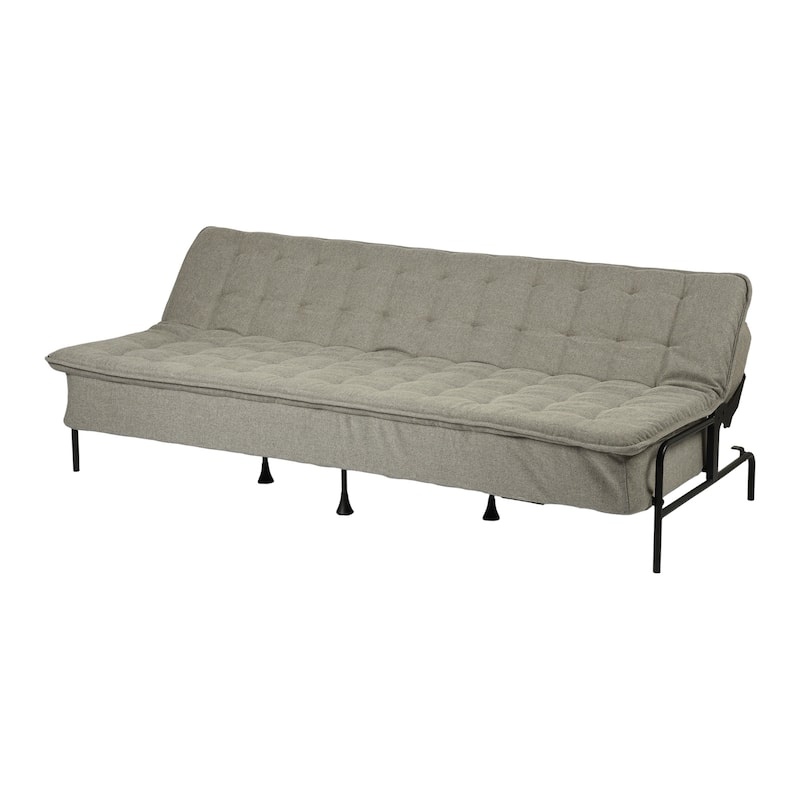 HOMYLIN Convertible Tufted Sofa Bed with Adjustable Back & Metal Frame