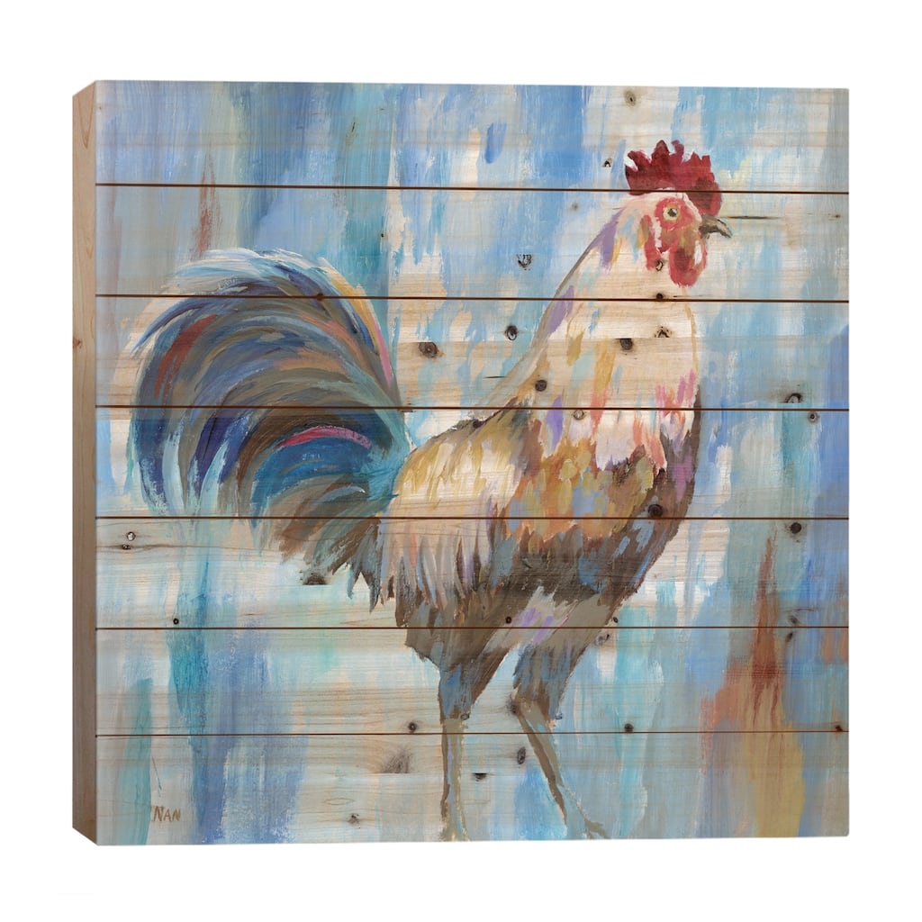 Struttin' Stuff Print On Wood by Nan - Multi-Color